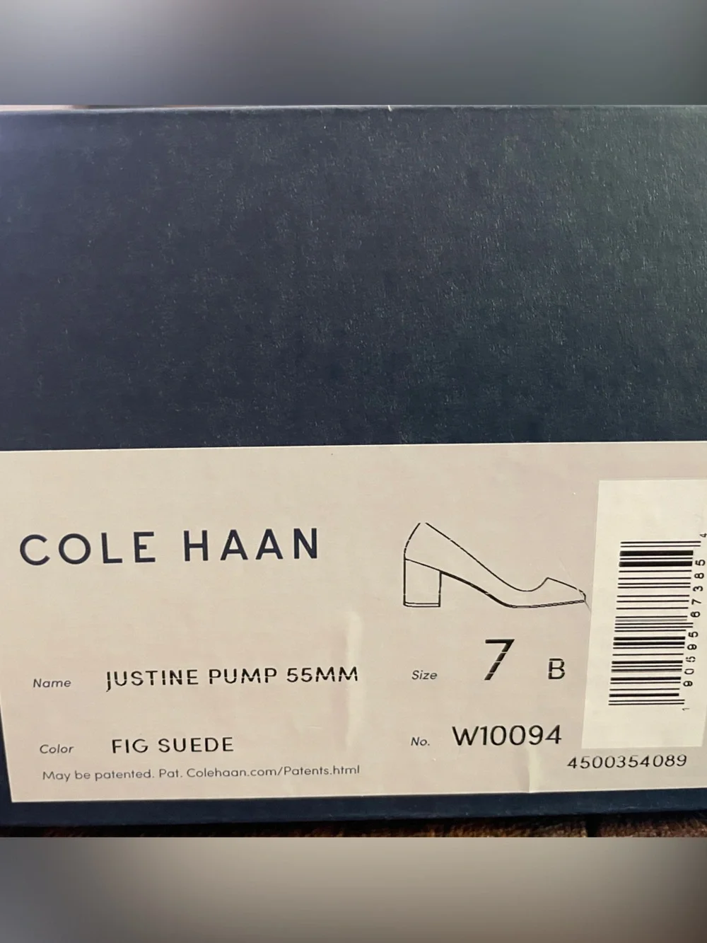 Cole Haan Fig Suede Block Heel Pumps